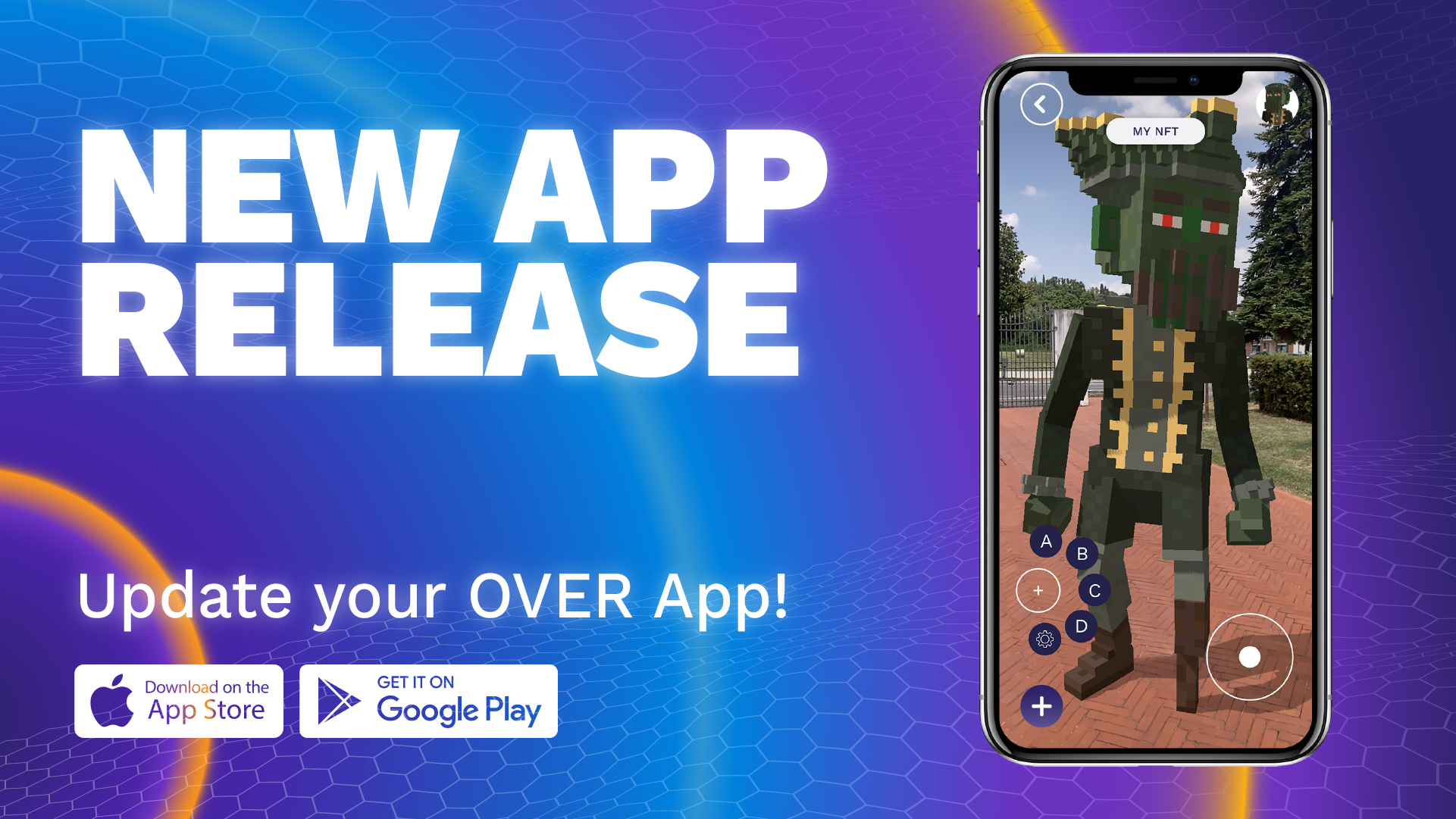 OVER App release: update your OVER App version!