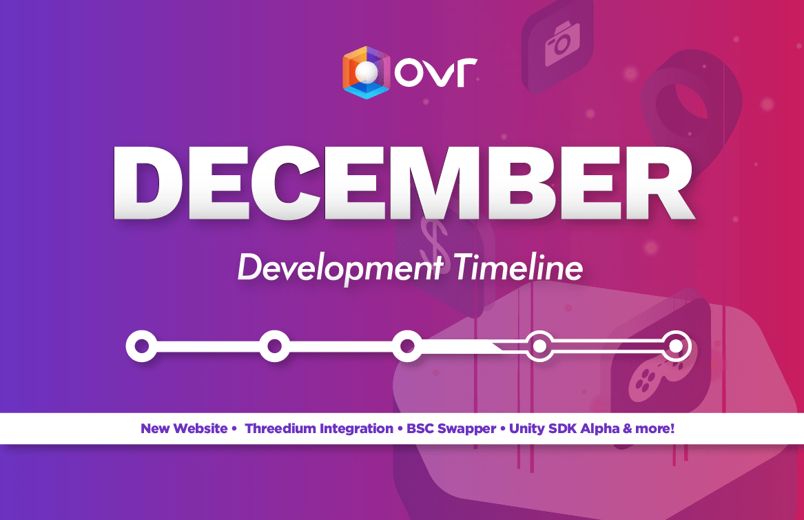 Calendrier de développement du mois de décembre d’OVER