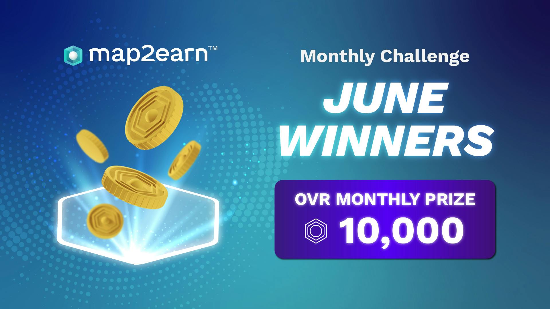OVER map2earn™ –June winners