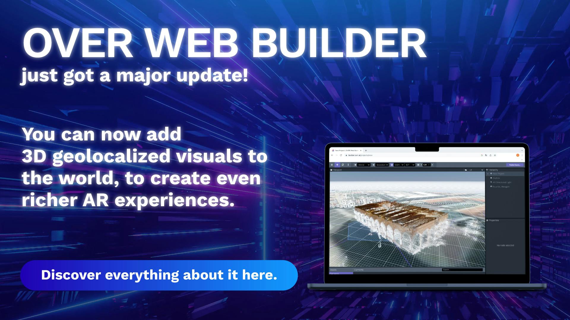 3D Point Clouds come to the Web Builder