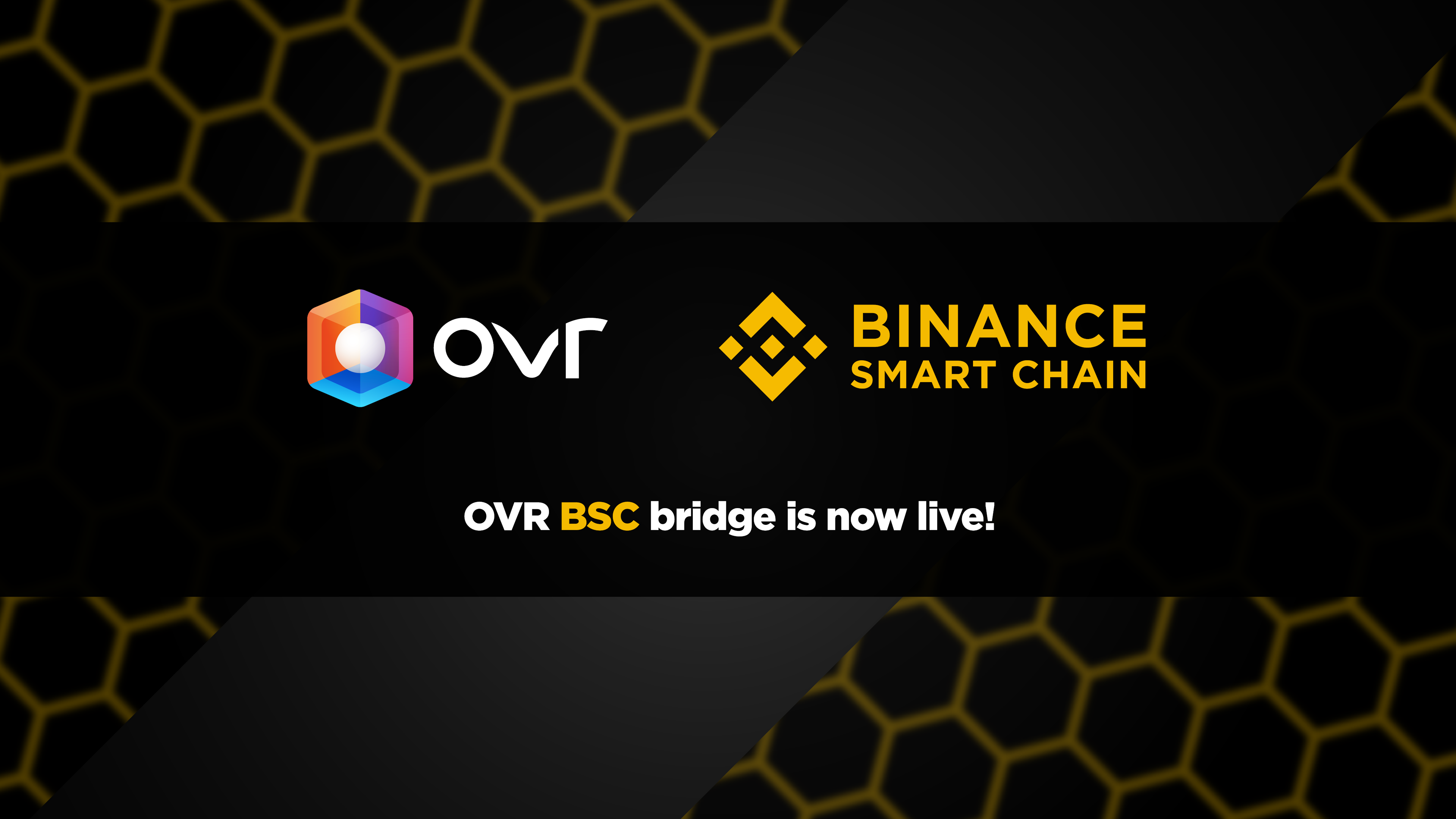OVR Binance Smart Chain (BSC) Bridge is Live!