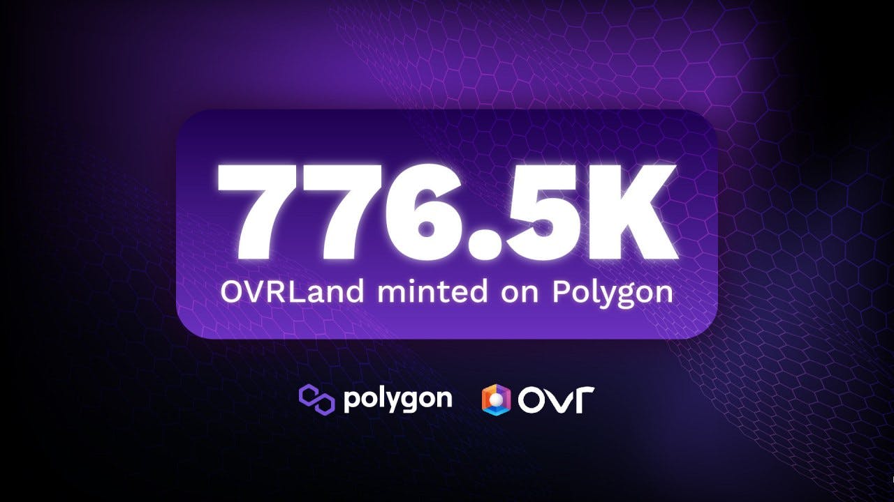 776.5k OVRLand minted on Polygon