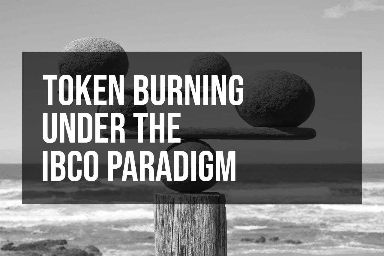 Le burn de jetons dans le cadre du paradigme de l’IBCO