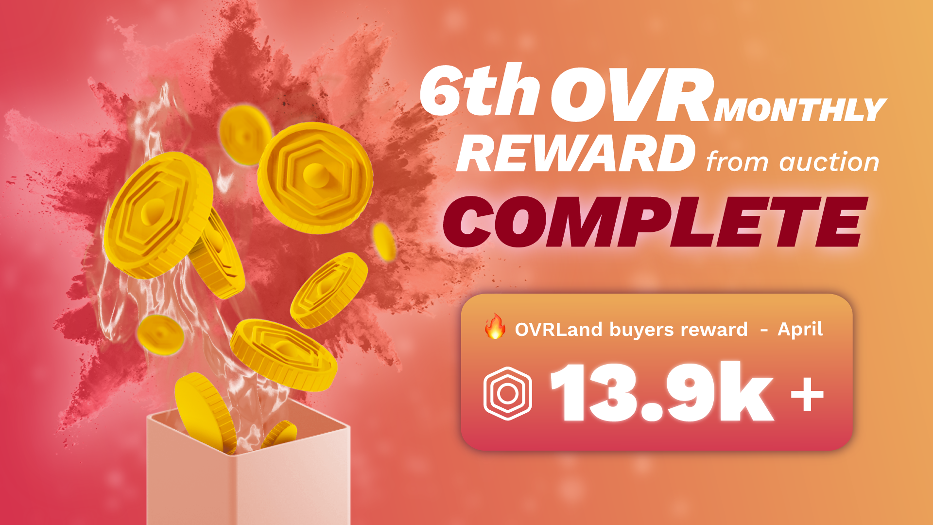 OVER Rewards Lucky April OVRLand Buyers