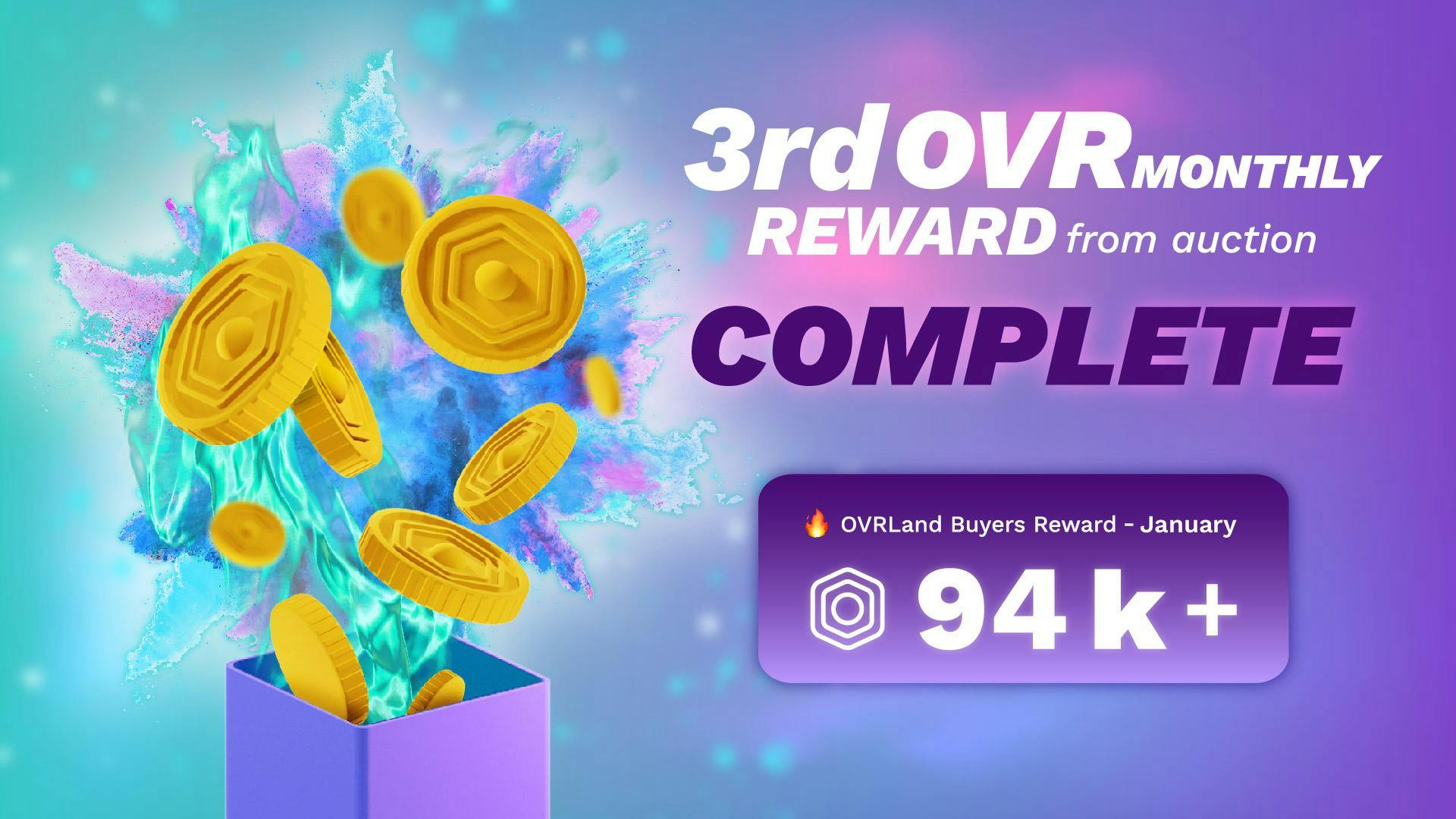 OVR Rewards Lucky January OVRLand Buyers