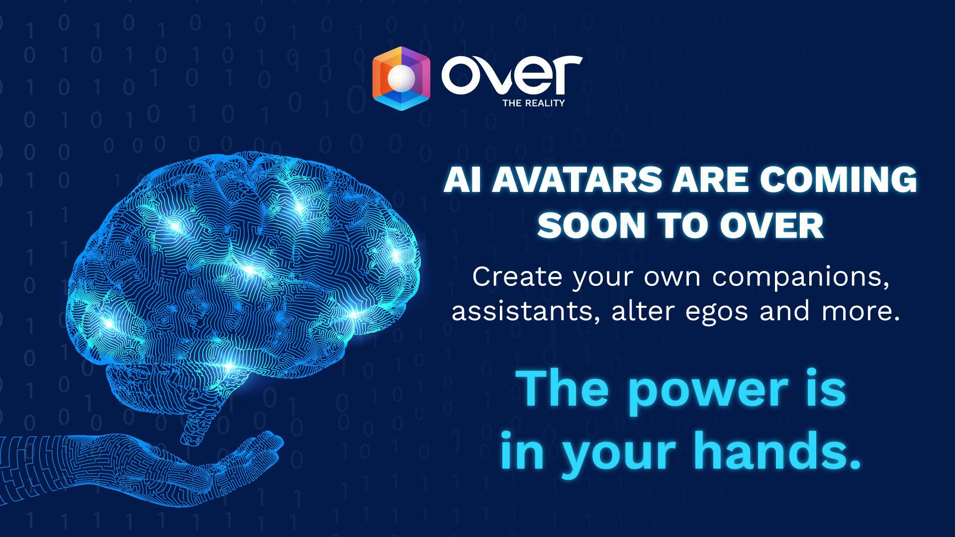 OVER lance les Avatars IA